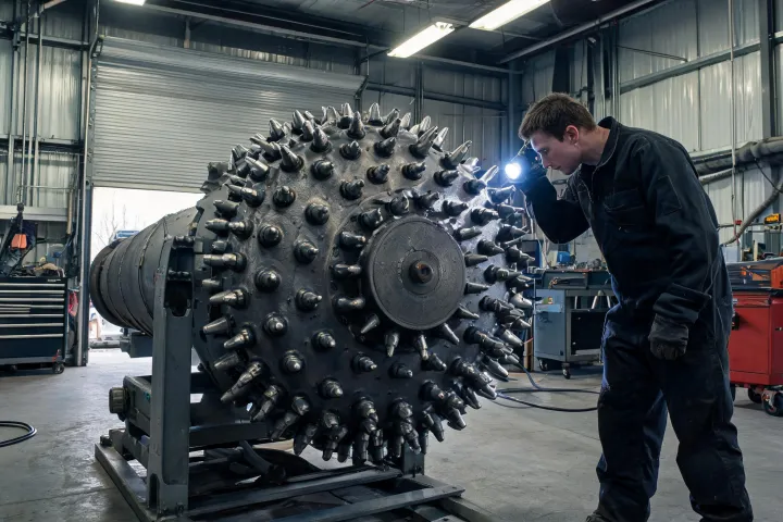 Milling drum with carbide picks