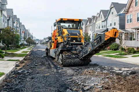 Municipal street reclaiming